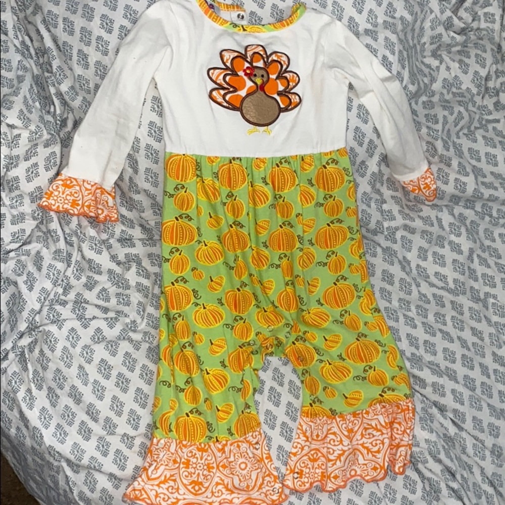 18-24 mon snap crotch turkey romper